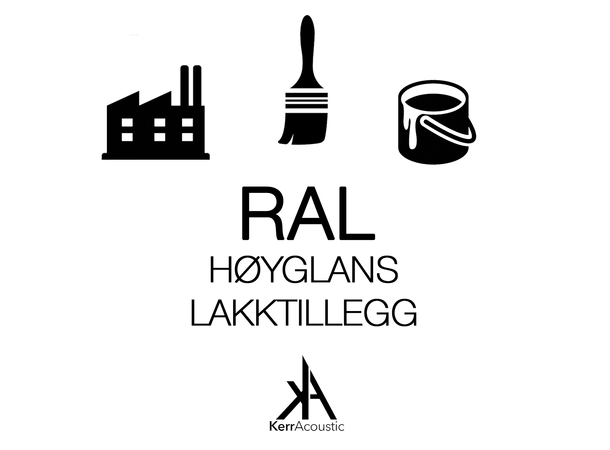 Kerr Acoustics K300 MK3 HG TILLEGG LAKKTILLEGG HIGH GLOSS RAL 
