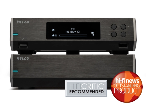 Melco N10 Sort 3TB Streamingbridge/server m/ separat PSU 