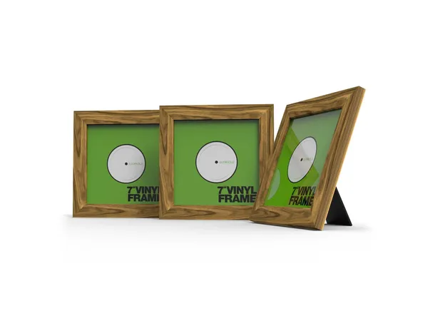 Glorious Vinyl Frame Set 7" Rosewood Vinylramme 3 stk. 