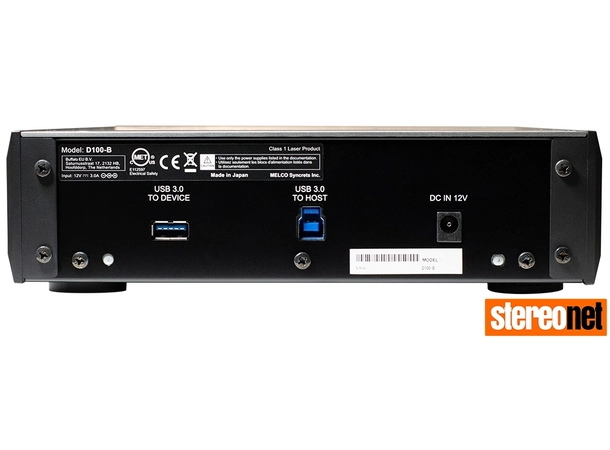 Melco D100 Sort USB drivverk Audiophile USB CD drive 