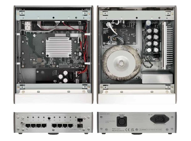 Melco S10 Sort nettverkswitch m/ LPSU 8 port Audiophile Network Switch 