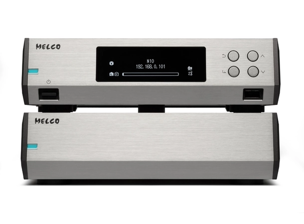 Melco N10 Sølv 3TB Streamingbridge/server m/ separat PSU 