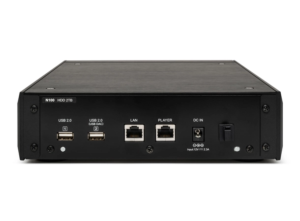 Melco N100 Sølv 5TB Nettverksbridge og server. 5TB 