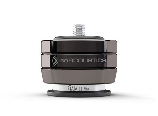 IsoAcoustics GAIA II Neo Dark Chrome Høyttalerføtter 4stk opp til 54kg 