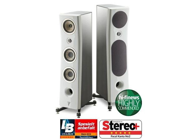 Focal Kanta No.3 - White HG / WHITE CARR Gulvstående høyttaler NB! Pris per. stk. 