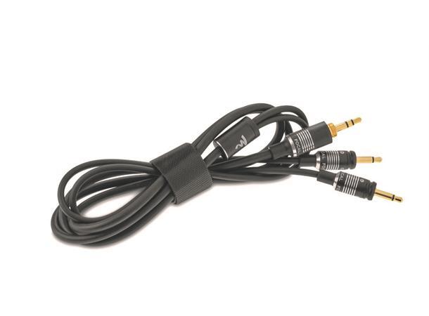 Focal Elegia kabel 3,5mm - 1,2m Svart kabel til Elegia - ny type, osv. 