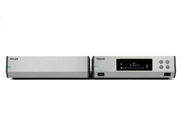 Melco N10/2 4TB SSD Sølv Streamingbridge/server m/ separat PSU 