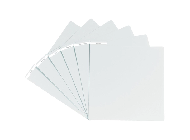 Glorious Vinyl Divider White Vinyl skilleark 