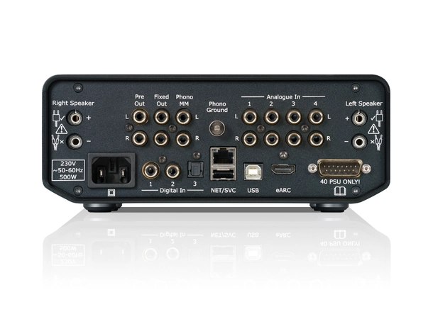 Cyrus 40 Amp integrert forsterker/ m DAC MM RIAA og DAC med eARC innebygget 