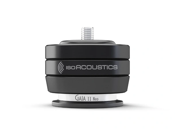 IsoAcoustics GAIA II Neo Black Høyttalerføtter 4stk opp til 54kg 