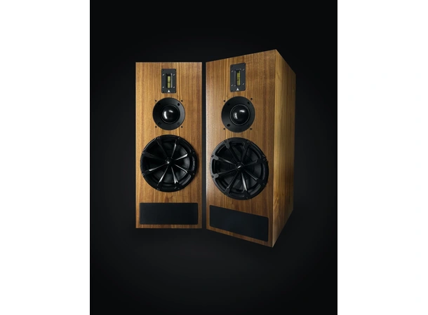 Kerr Acoustics K200 Treverk. Par Gulvhøyttaler. Trefinish 