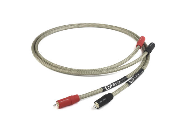 Chord Epic 2RCA to 2RCA 2,2m TT Fly Lead Signalkabel RCA for platespiller