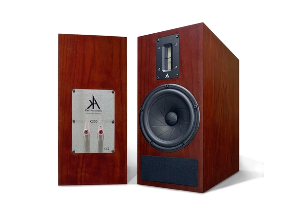 Kerr Acoustics K400 Treverk par Stativhøyttalere. Trefinish 