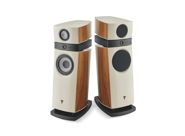 Focal Scala Utopia EVO M Ivory Walnut Gulvstående, M-SHAPE MID, PRISM, stk 